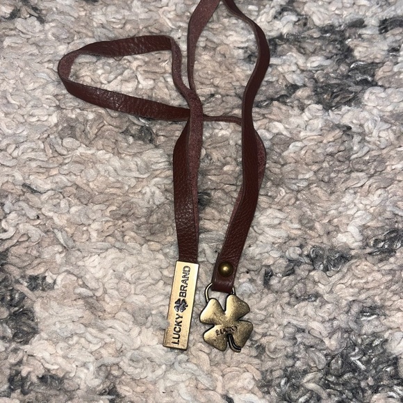 Lucky Brand Accessories - Lucky Brand Brown Leather purse charm